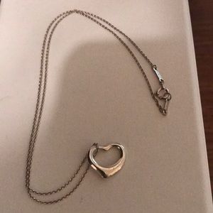 Tiffany & Co.- Elsa Peretti open heart necklace